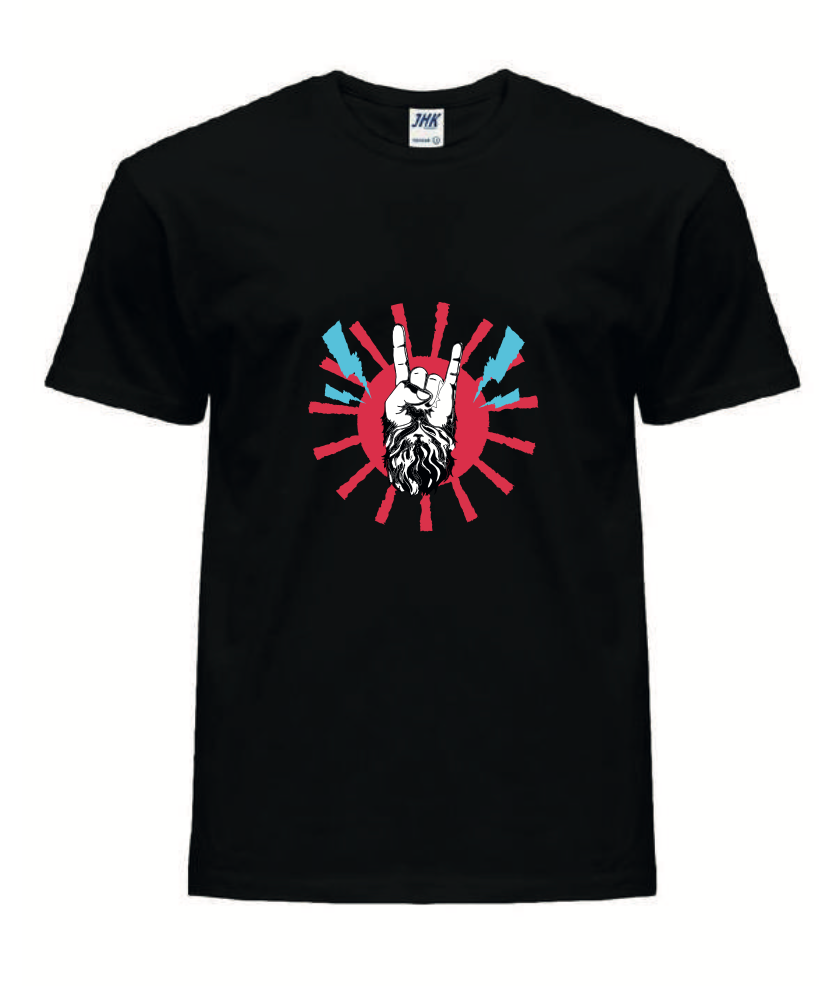 T-shirt noir Adulte - Barb'n'Rock