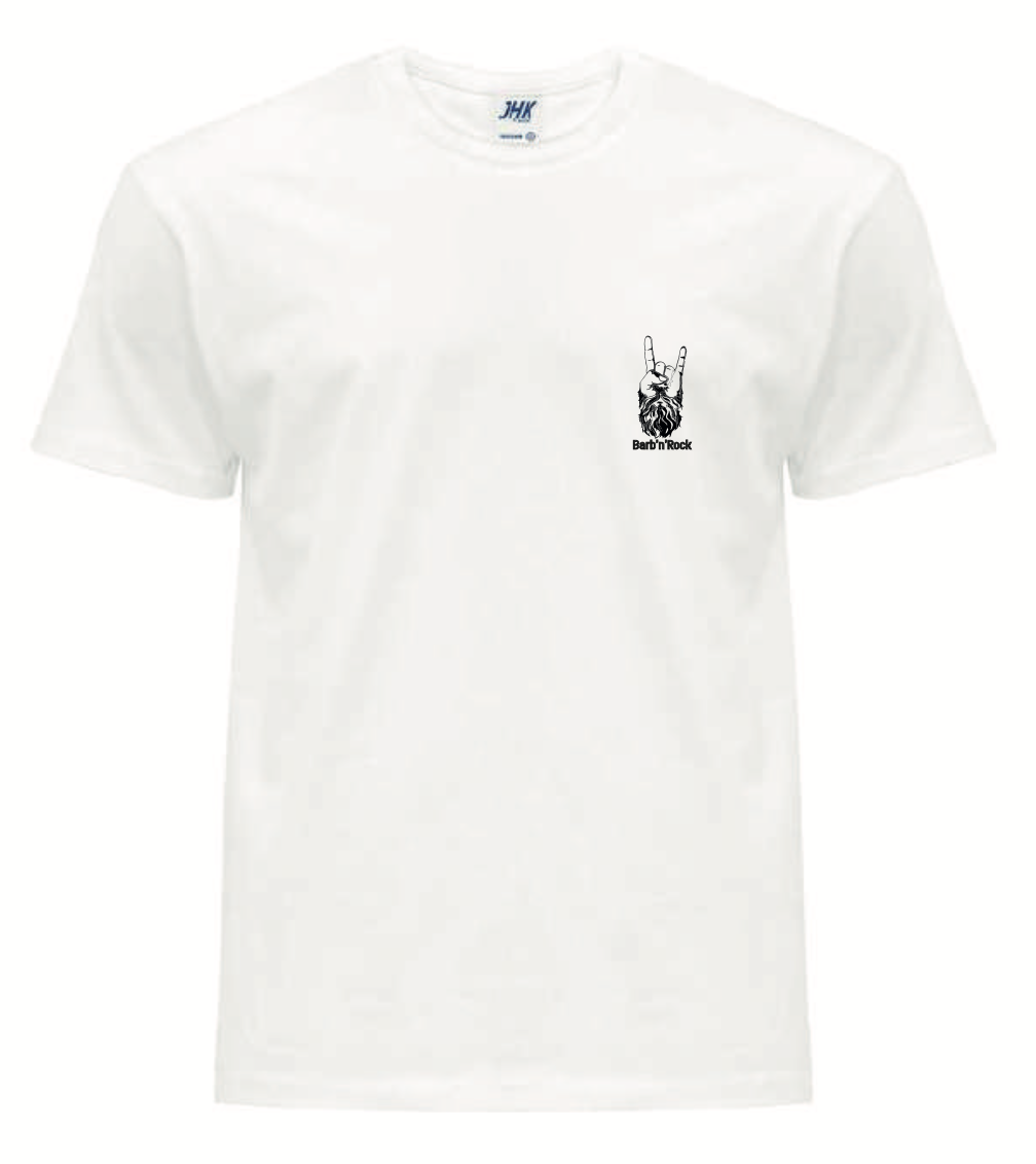 T-shirt blanc Adulte - Barb'n'Rock 2023